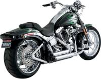 Vance & Hines - Vance & Hines Shortshots Staggered Exhaust System - Chrome - 17221 - Image 1