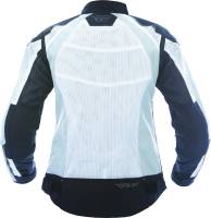 Fly Racing - Fly Racing CoolPro Womens Mesh Jacket - 477-8056-2 - White/Black - Small - Image 2