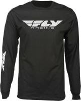 Fly Racing - Fly Racing Fly Corporate Long Sleeve Shirt - 352-41402X - White - 2XL - Image 1