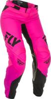 Fly Racing - Fly Racing Lite Race Girls Youth Pants - 191361057908 - Neon Pink/Black - 22 - Image 1