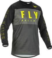 Fly Racing - Fly Racing F-16 Jersey - 375-922M - Gray/Black/Hi-Viz - Medium - Image 1