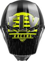 Fly Racing - Fly Racing Kinetic K120 Helmet - 73-8620L - Hi-Vis/Gray/Black - Large - Image 3