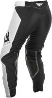 Fly Racing - Fly Racing Lite Race Womens Pants - 372-63411 - White/Black - 15/16 - Image 2