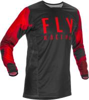 Fly Racing - Fly Racing Kinetic K221 Youth Jersey - 374-522YX - Red/Black - X-Large - Image 1