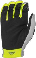 Fly Racing - Fly Racing Lite Youth Gloves - 375-711YM - Gray/Teal/Hi-Vis - Medium - Image 2