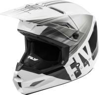 Fly Racing - Fly Racing Kinetic Cold Weather Helmet - 73-4946L - White/Black/Gray - Large - Image 1