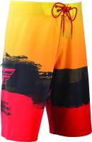 Fly Racing - Fly Racing Paint Slinger Board Shorts - 353-19430 - Red/Yellow - 30 - Image 2