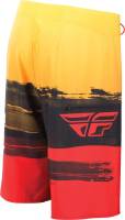 Fly Racing - Fly Racing Paint Slinger Board Shorts - 353-19430 - Red/Yellow - 30 - Image 4