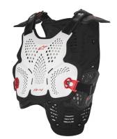 Alpinestars - Alpinestars A-4 Chest Protector - 6701517-213-XXL - White/Black/Red - XL-2XL - Image 1