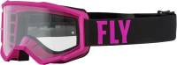 Fly Racing - Fly Racing Focus Goggles - 37-51138 - Pink/Black / Clear Lens - OSFM - Image 1