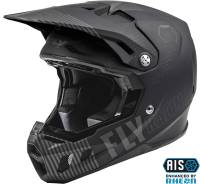 Fly Racing - Fly Racing Formula CC Primary Helmet - 73-4305L - Matte Gray/Black - Large - Image 1