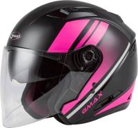 G-Max - G-Max OF-77 Reform Helmet - O1776347 - Matte Black/Pink/Silver - X-Large - Image 1