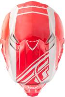 Fly Racing - Fly Racing F2 Carbon Rewire Helmet - 73-4162-2-S - Red/Gray - Small - Image 4