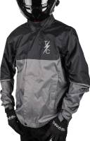 Thrashin Supply Company - Thrashin Supply Company Waterproof Mission Rain Jacket - TMJ-11-12 - Black/Gray - 2XL - Image 1