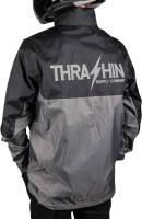 Thrashin Supply Company - Thrashin Supply Company Waterproof Mission Rain Jacket - TMJ-11-12 - Black/Gray - 2XL - Image 2