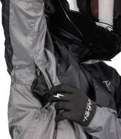 Thrashin Supply Company - Thrashin Supply Company Waterproof Mission Rain Jacket - TMJ-11-12 - Black/Gray - 2XL - Image 7