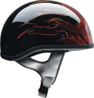 Z1R - Z1R CC Beanie Hellfire Helmet - 0103-1326 - Red - Medium - Image 2