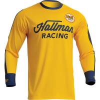 Thor - Thor Hallman Differ Roosted Jersey - 2910-7125 - Yellow/Blue - 2XL - Image 1