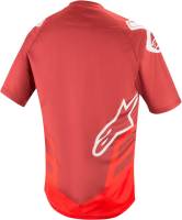 Alpinestars - Alpinestars Racer V2 Short Sleeve Jersey - 1762919-3173-2X - Burgundy/Bright Red/White - 2XL - Image 2