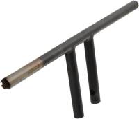 Drag Specialties - Drag Specialties 1in. T-Bar Handlebar - 6in. - Flat Black - 0601-4217 - Image 2