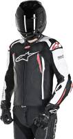 Alpinestars - Alpinestars GP Tech V2 Leather Jacket - 3108517-123-58 - Black/White/Red - 48 - Image 3