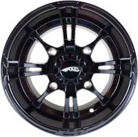 AMS - AMS Roll N 108 Cast Aluminum Wheel - 14x8 - 4.5+3.5 Offset - 4/137 - Matte Black - 0230-0861 - Image 2