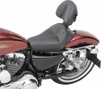 Saddlemen - Saddlemen Dominator Solo Seat with Backrest Option - 4.5gal. Tank - Smooth SaddleHyde - 807-03-0042 - Image 2