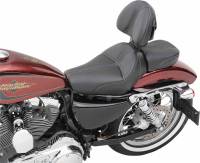 Saddlemen - Saddlemen Dominator Solo Seat with Backrest Option - 4.5gal. Tank - Smooth SaddleHyde - 807-03-0042 - Image 3