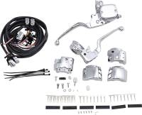 Drag Specialties - Drag Specialties Chrome Handlebar Control Kit with Mechanical Clutch with Switch - H07-0748AK - Image 1