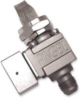 Pingel - Pingel Guzzler Fuel Valve - 22mm - 6AN Single Outlet - Clear Anodized - GV23G - Image 1