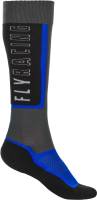 Fly Racing - Fly Racing MX Socks - 350-0513L - Black/Gray/Blue - Lg-XL - Image 2