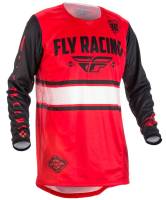 Fly Racing - Fly Racing Kinetic Era Youth Jersey - 371-422YM - Red/Black - Medium - Image 1