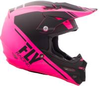 Fly Racing - Fly Racing F2 Carbon Rewire Helmet - 73-4169-4-L - Matte Neon Pink/Black - Large - Image 2