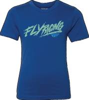 Fly Racing - Fly Racing Fly Khaos Youth T-Shirt - 352-0021YS - Blue - Small - Image 1