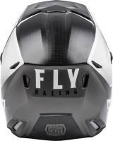 Fly Racing - Fly Racing Kinetic Straight Edge Youth Helmet - 73-8630YS - Black/White - Small - Image 2