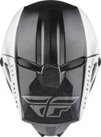 Fly Racing - Fly Racing Kinetic Straight Edge Youth Helmet - 73-8630YS - Black/White - Small - Image 3