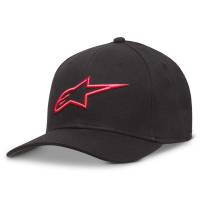 Alpinestars - Alpinestars Ageless Curve Hat - 1017810101030SM - Black/Red - Sm-Md - Image 1