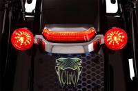 Ciro - Ciro Crown Taillight - Chrome Housing/Red Lens - 40173 - Image 2