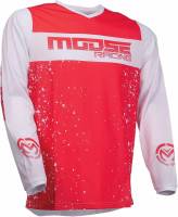 Moose Racing - Moose Racing Qualifier Jersey - 2910-6648 - Red/White - X-Large - Image 1