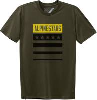 Alpinestars - Alpinestars National T-Shirt - 1230721046902X - Military - 2XL - Image 1