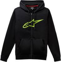 Alpinestars - Alpinestars Ageless II Zip Hoodie - 1038530521060M - Black/Green - Medium - Image 1