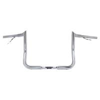 Paul Yaffe Originals - Paul Yaffe Originals 1-1/4in. Pre-Wired Bagger Monkey Bars - 8in. - Chrome - MBBPW-8 C - Image 1