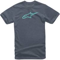 Alpinestars - Alpinestars Ageless II T-Shirt - 103772022-7776L - Navy/Turquoise - Large - Image 1