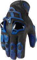 Icon - Icon Hypersport Short Gloves - 3301-3542 - Blue - X-Large - Image 1