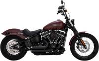 Vance & Hines - Vance & Hines Shortshots Staggered Exhaust System - Black - 47233 - Image 2