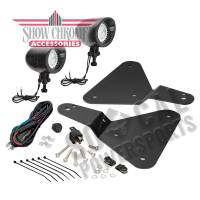 Show Chrome - Show Chrome Lower Auxiliary LED Light - Black Satin - 41-301LBK - Image 1