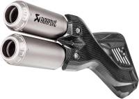 Akrapovic - Akrapovic Slip-On Line Dual Exhaust - Titanium Mufflers - S-D9SO10-HIFPT - Image 2