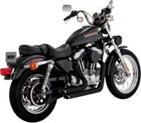 Vance & Hines - Vance & Hines Shortshots Staggered Exhaust System - Black - 47223 - Image 1