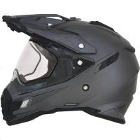 AFX - AFX FX-41DS Snow Solid Helmet With Double Lens And Breath Guard - 01210845 - Frost Gray - Large - Image 1