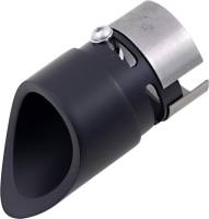 Baron Custom Accessories - Baron Custom Accessories Family Jewel Exhaust Tips - Mini Scalloped - Black - BA-1100-02B - Image 1